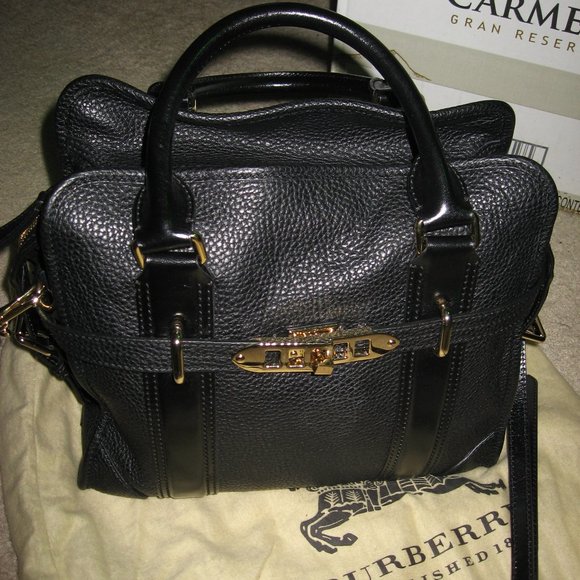 BURBERRY Medium Leather Portrait Minford Bag - Picture 12 of 14